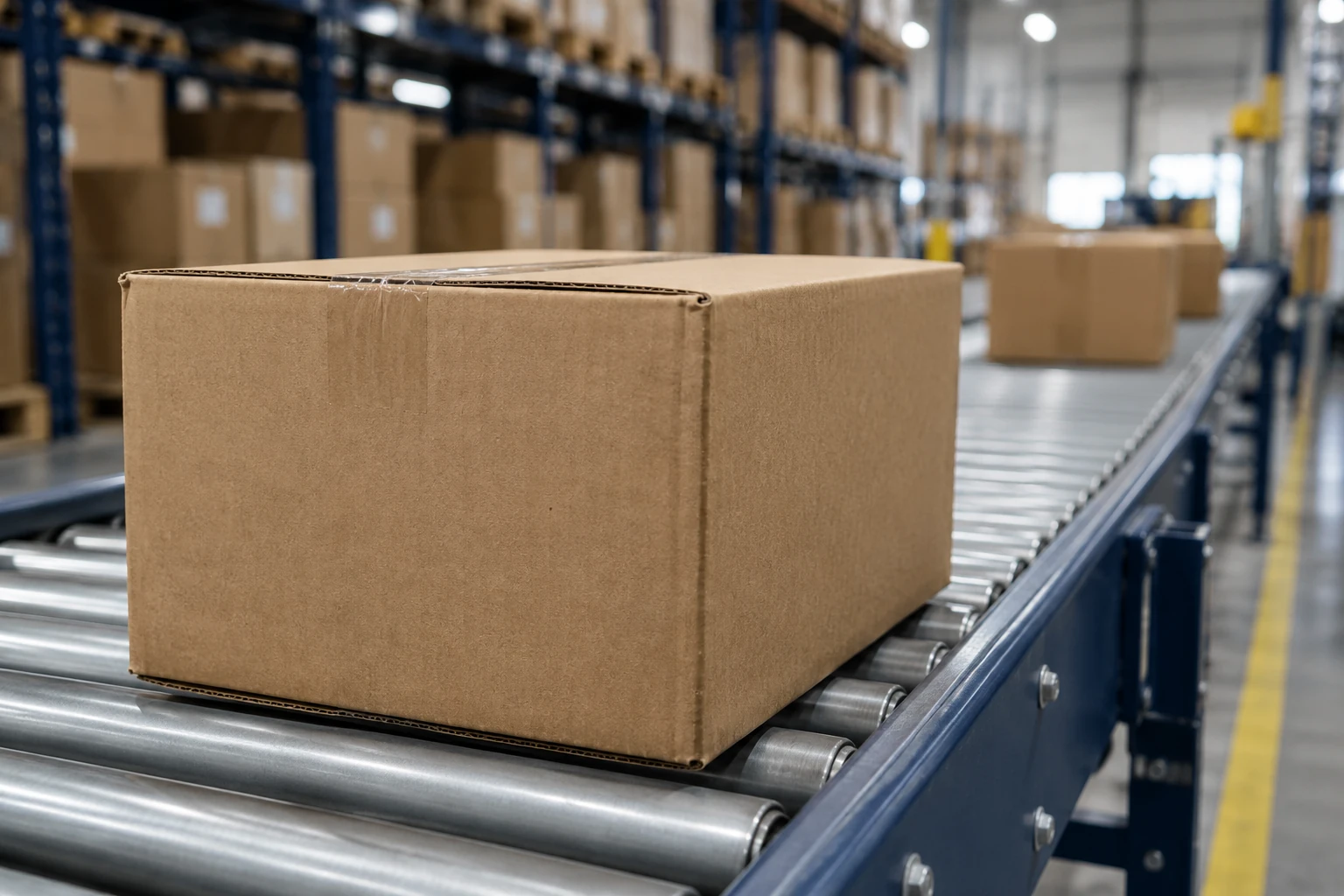 倉庫から商品を出荷するイメージ